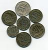 Монеты СССР 10,15,20 копеек 1936-1953 г 7 шт 1936-1953г