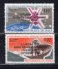 Почтовые марки. Мали. 1970г. Космос. Надпечатка Луна-16. №245-246. 1970г