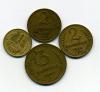 Монеты СССР 1,2,3 копейки 1938-1940 г 4 шт 1938-1940г