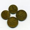 Монеты СССР 1,2 копейки 1938-1940 г 4 шт 1938-1940г