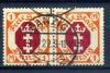 Почтовые марки. Данциг 1921 г. Гашение - Данциг. № 83. сцепка 1921г