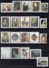Почтовые марки. Италия. 1975-2000гг. Живопись. Сборный лот. №1497 и т.д. 1975-2000г