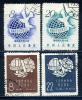 Почтовые марки. КНР 1957-1958 г. Федерация женщин. Конгресс. № 345-346,377-378 1957-1958г
