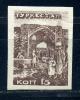 Почтовая марка. Туркестан 1919 г. Гражданская война. Генерал Дутов. 1919г