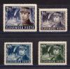 Почтовые марки. Словакия. 1939г. Астрономия. Комета. №1-4. 1939г
