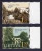 Почтовые марки. Литва. 2001г. Мосты. Памятники. №760-761. 2001г