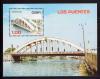 Почтовые марки. Куба. 2005г. Мосты. Блок №197. 2005г