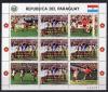 Почтовые марки. Парагвай, 1987 г. №4153 МЛ. Футбол. Надпечатка. 1987г