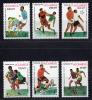 Почтовые марки. Мозамбик, 1989 г. №1166-1171. Футбол. 1989г