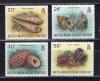 Почтовые марки. БИОТ. 1996г. Ракушки. №179-182. 1996г