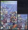 Почтовые марки. Индонезия, 2002 г. Бл. 175-176. Морская жизнь. 2002г