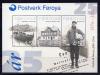 Почтовые марки. Фарерские о-ва, 2001 г. Бл. 10. 25 лет Почте Фарерских островов. 2001г