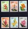 Почтовые марки. Куба, 1974 г. Цветы. MiNr. 1980 - 1985. 1974г
