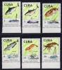 Почтовые марки. Куба, 1975 г. Рыбы. MiNr. 2030 - 2035. 1975г