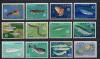 Почтовые марки. Япония, 1966 г. №908-919. Рыбы. Морская фауна. 1966г
