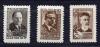 Почтовые марки. СССР, 1957 г. №2106-2108. Якуб Колас, Мицкевичус-Капсукас, Башинджагян. 1957г