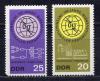 Почтовые марки. ГДР, 1965 г. №1113-1114. UIT. Cвязь. 1965г