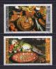 Почтовые марки. Фр. Полинезия. 1986г. Блюда из морепродуктов. №454-455. 1986г