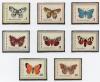 Почтовые марки. Болгария, 1962 г. №1339-1346. Бабочки. 1962г