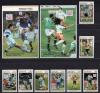 Почтовые марки. Гана, 1993 г. №1884B-1891B. Бл.235B, 236B. Безз. Футбол. 1993г
