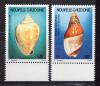 Почтовые марки. Новая Каледония. 1992г. Ракушки. №945-946. 1992г