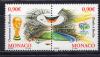 Почтовые марки. Монако, 2006 г. №2797-2798. Футбол. Сцепка. 2006г