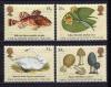 Почтовые марки. Великобритания. 1988г. Фауна и Флора. №1131-1134. 1988г