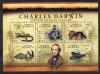 Почтовые марки. Невис, 2009 г. Чарльз Дарвин. Животные. №2339-2344. МЛ 2009г