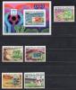 Почтовые марки. Верхняя Вольта, 1979 г. Футбол. №740-744. Бл. 52. Надпечатка (серебр.) Безз. 1979г