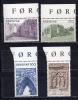 Почтовые марки. Фареры, 1988 г. №175-178. Архитектура. 1988г