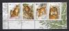 Почтовые марки. Беларусь. 2000г. WWF. Рысь. №373-376. 2000г