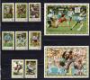 Почтовые марки. Мальдивы, 1994 г. Футбол. №2110-2117, Бл.306-307. (Mi 20.0e) 1994г