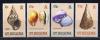 Почтовые марки. О.Св.Елены, 1981 г. Ракушки. №345-348. 1981г