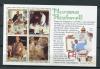 Почтовые марки. США, 1994 г. День рождения Нормана Роквелла. Бл. 35. 1994г