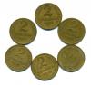 Монеты СССР. 2 копейки 1952-1957 г. 6 шт. 1952-1957г