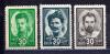 Почтовые марки. СССР. 1944г. Герои Гражданской Войны. №928-930. 1944г