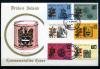 Памятный конверт с непочтовыми марками. Великобритания 1973 г. Остров Дрейка. 1973г