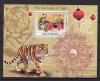 Почтовые марки. Мозамбик, 2009 г. Год тигра. Бл. 266 2009г