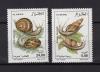 Почтовые марки. Алжир, 2003 г. Улитки. №1395-1396. 2003г