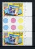 Почтовые марки. Багамы 1986г. Марки на марках. Гаттер-пара. №614. (Mi: 8.00 Евро). 1986г