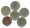Монеты СССР. 10 копеек 1957 г. 6 шт. 1957г