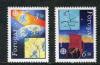 Почтовые марки. Фарерские о-ва. 1991 г. Европа,   Космос. №215-216. 1991г