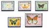 Почтовые марки. Мали, 1980 г. №802-806. Бабочки. 1980г