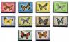 Почтовые марки. Корея, 1976 г. Бабочки. №1022-23, 1028-29, 1047-48, 1055-56, 1064-65. (24,35 е) 1976г