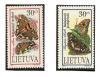 Почтовые марки. Литва, 1995 г. Бабочки. №589-590. 1995г