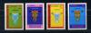 Почтовые марки. Замбия. 1981г. Телеком. №245-248. 1981г