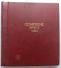 Иллюстрированный альбом для марок, карточек, конвертов.. Про-во Германия.  Олимпийские игры 1984г. 100 листов. 270мм х 310мм. Б/У.(Сост. -  есть надписи на листах карандашом)