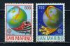 Почтовые марки. Сан-Марино. 1988г. Европа. Космос. №1380-1381 (Мi : 15.00 Евро) 1988г