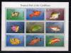 Почтовые марки. Св. Винсент, 1996 г. МЛ. Рыбы  Карибского моря. 1996г