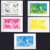 Почтовые марки. Ливия, 1981 г. Бабочки. Пробы. Бл. 52. 1981г